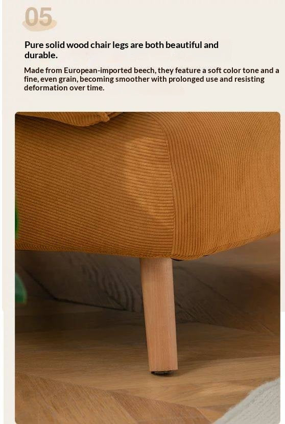 Retro Corduroy Lounge Chair