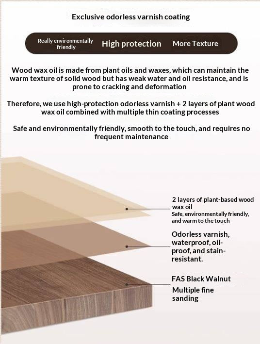 Black Walnut Solid Wood Round Slab Dining Table