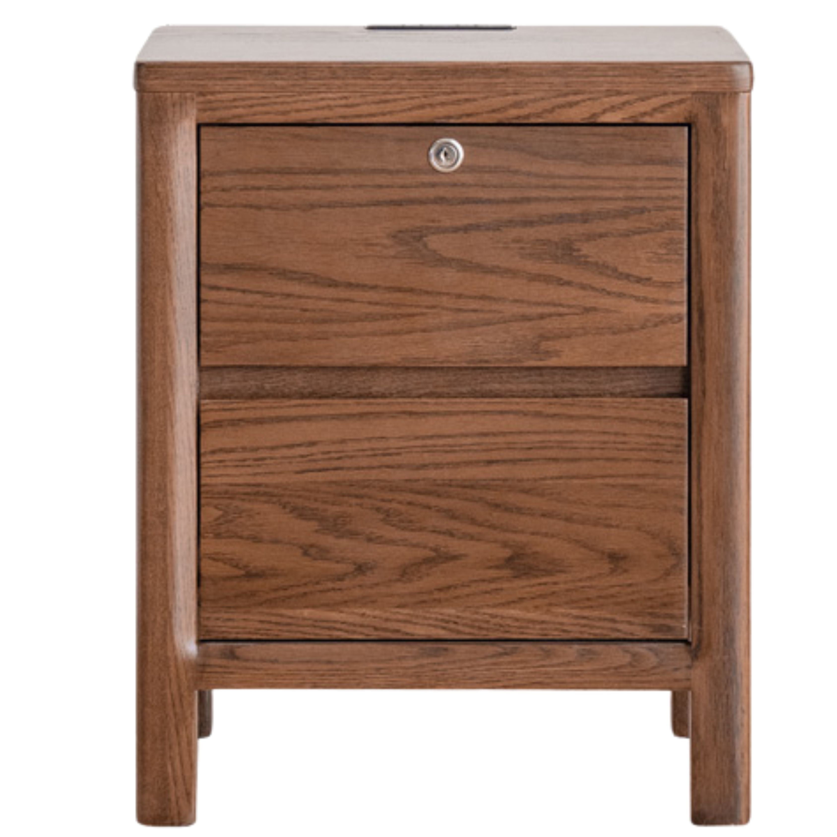 Oak Full Solid Wood Bedside Cabinet