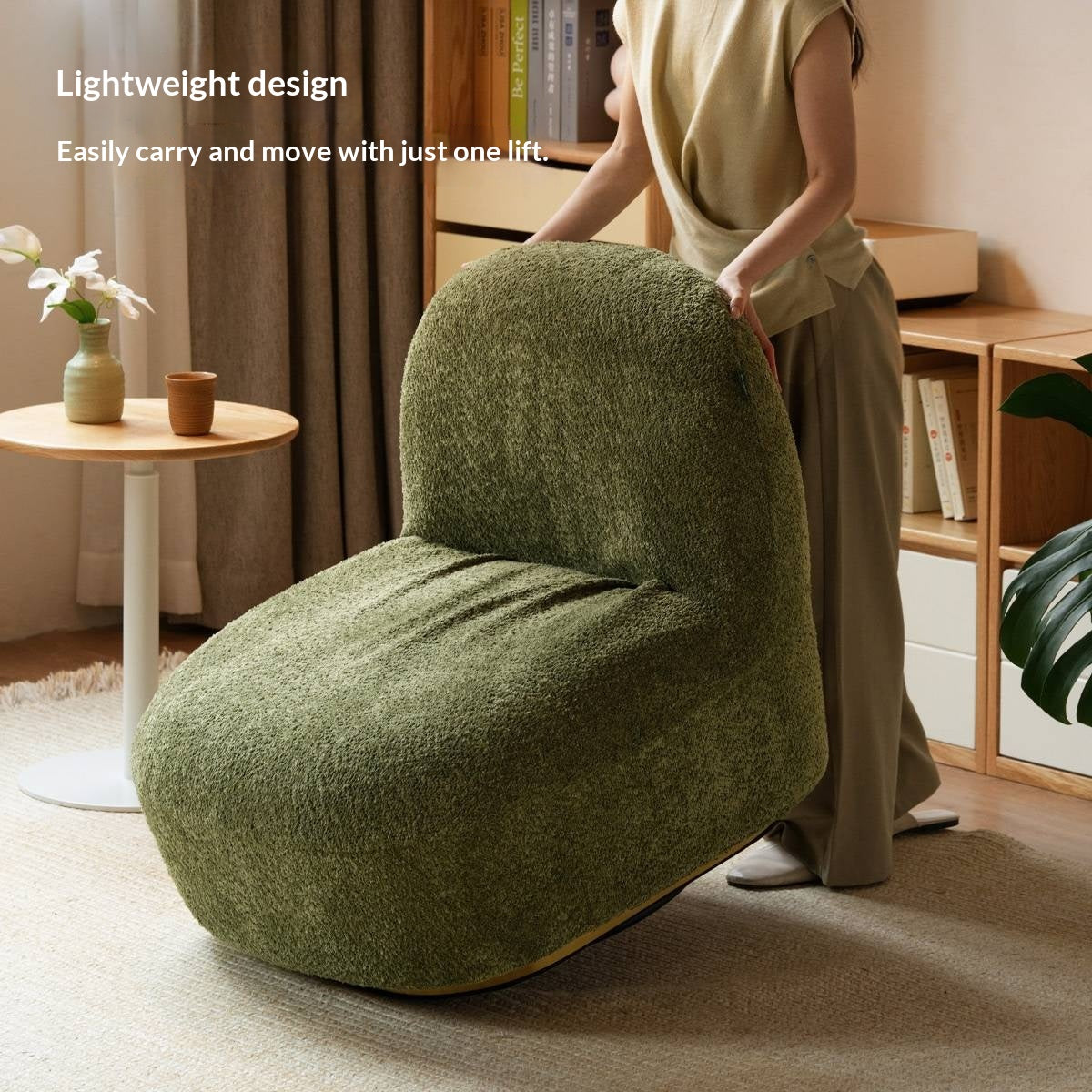 Fabric Modern Sydney-Inspired Lounge Chair