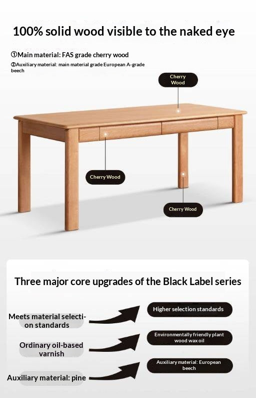 Cherry Solid Wood office Desk Large Size.