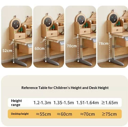 Beech Solid Wood Modern Bookshelf