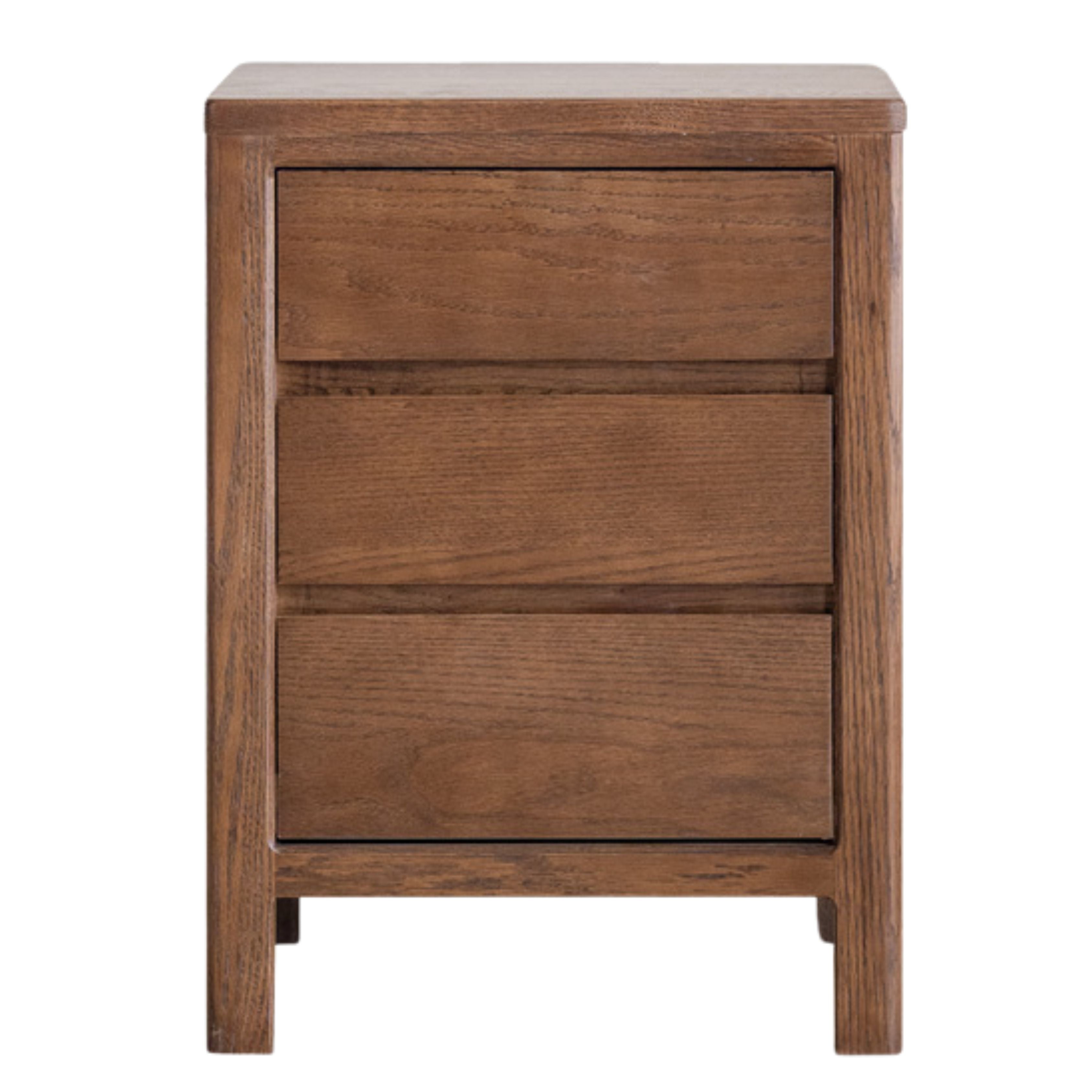 Oak Full Solid Wood Bedside Cabinet