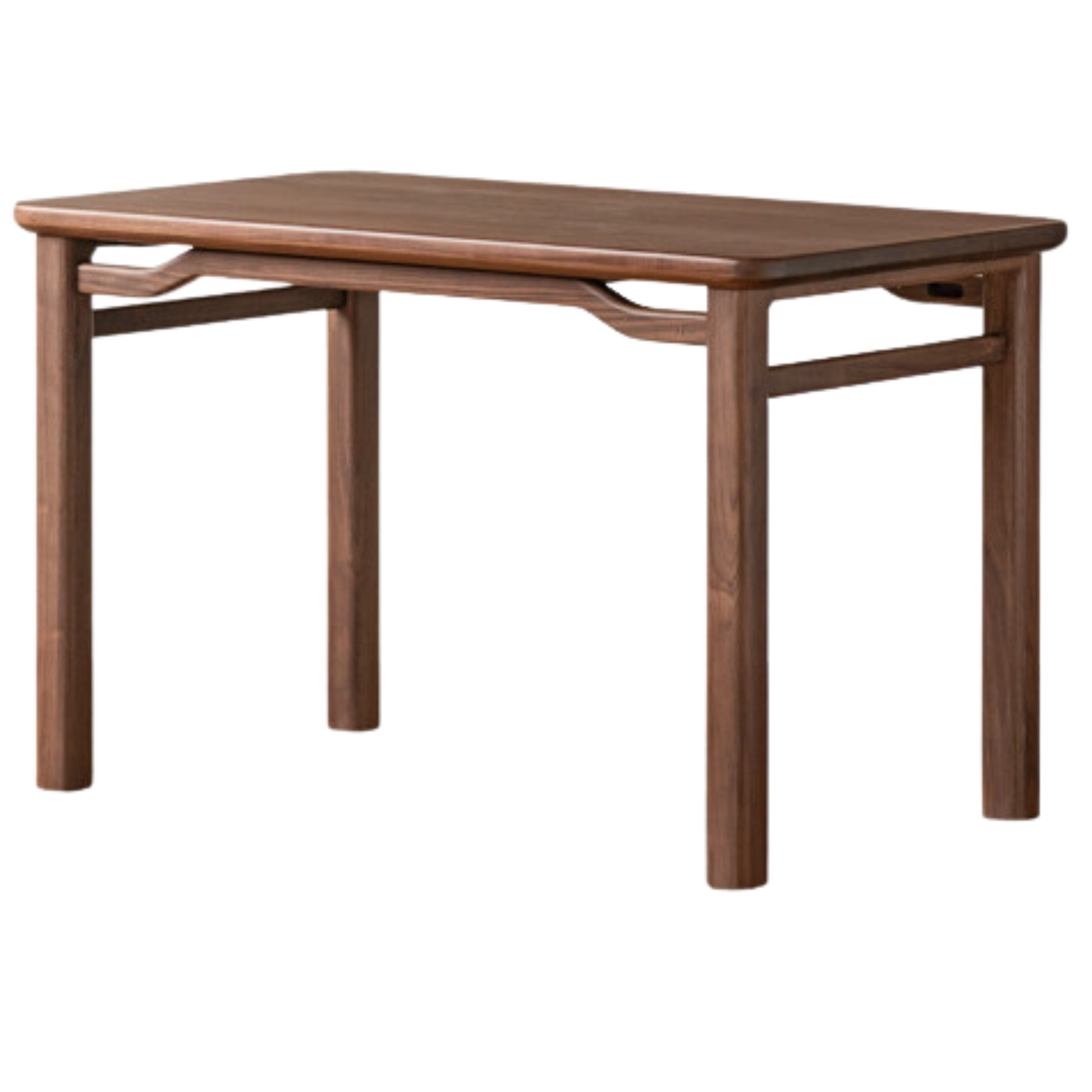 Black Walnut, Ash Solid Wood Style Tea Table