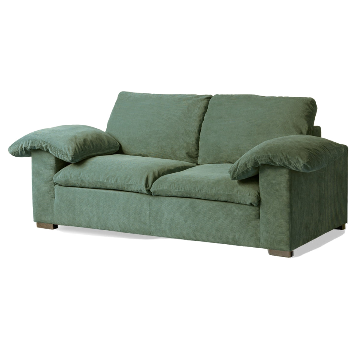 Fabric Corduroy Sofa Retro