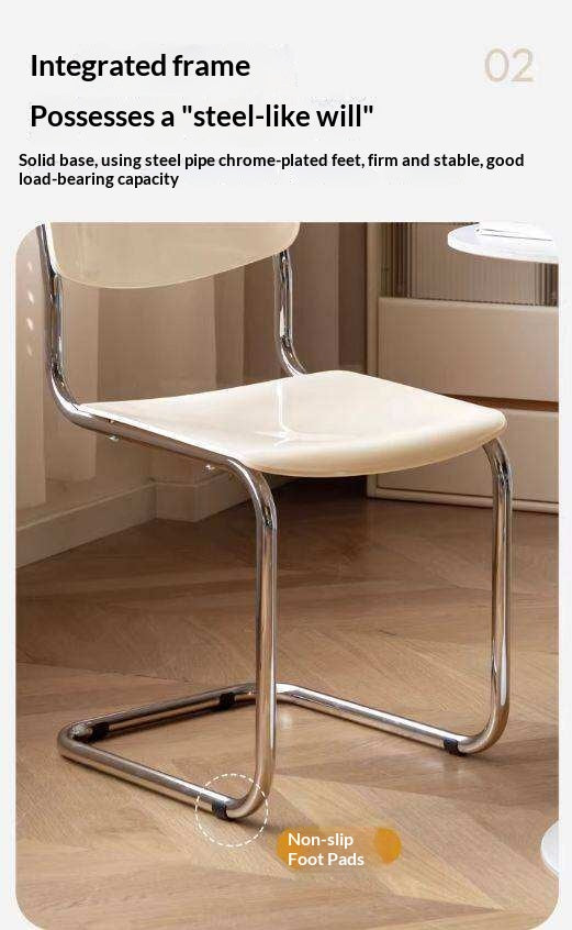 Set 2 pcs Suspended Bow Modern Dining Chair