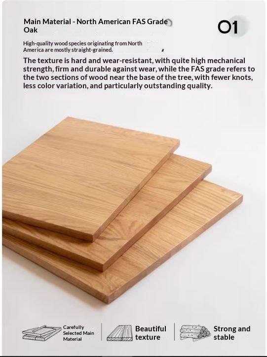 Oak Solid Wood TV Stand Sliding Door.