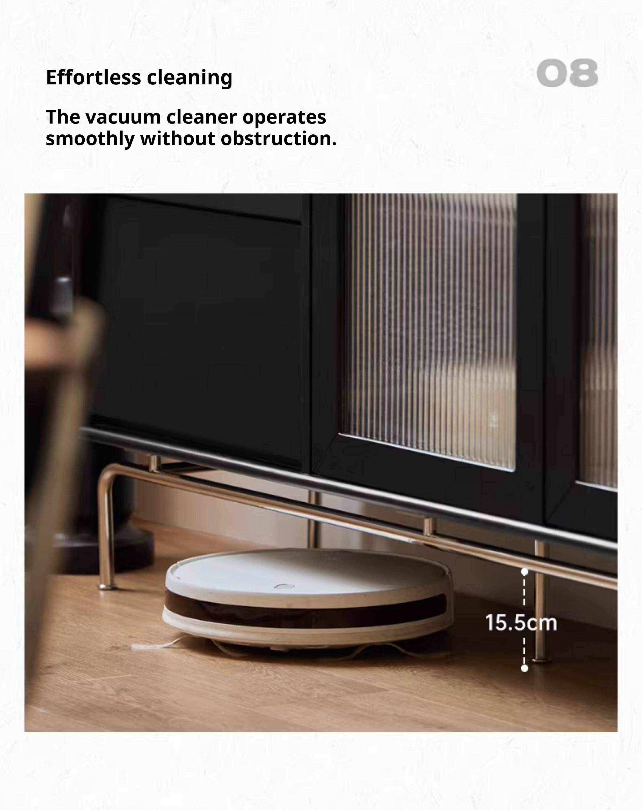 Solid Rubberwood French Retro Sideboard Black Glass