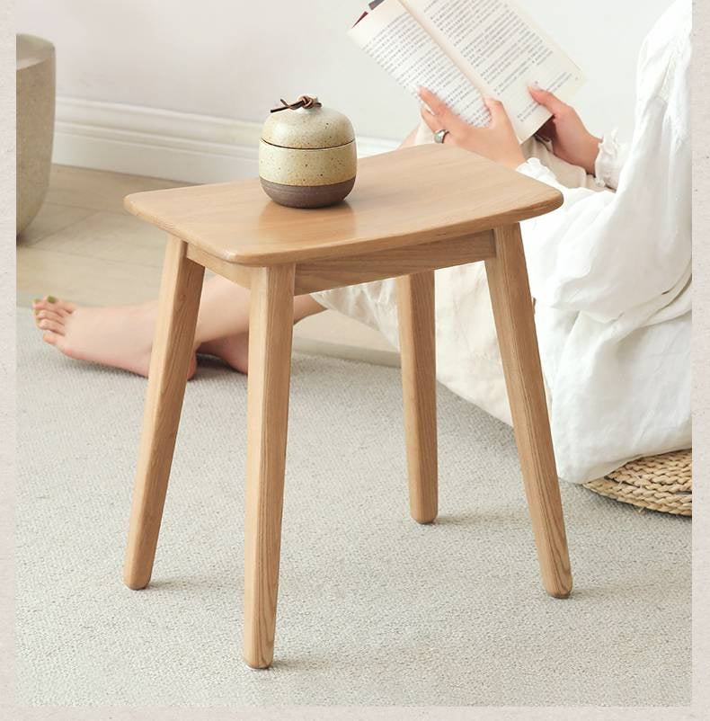 Oak, Ash Solid Wood Modern Vanity Table