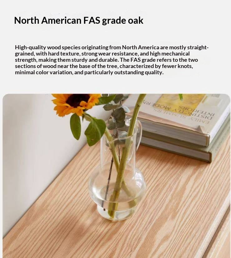 Black Walnut, Oak, Cherry Solid Wood TV Stand Floor Cabinet