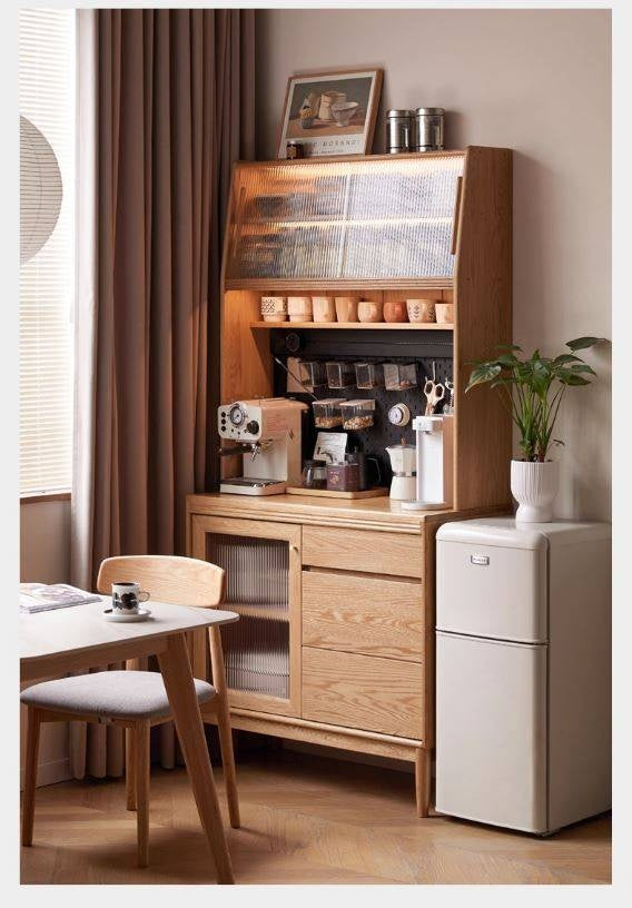 Oak Solid Wood Modern Sideboard