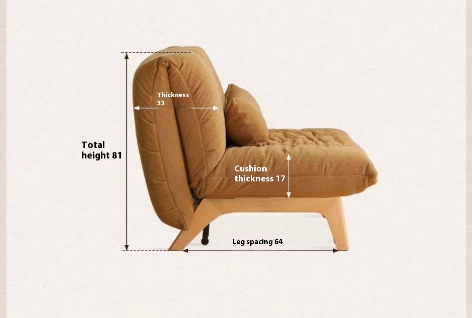 Retro Sitting and Sleeping Sofa