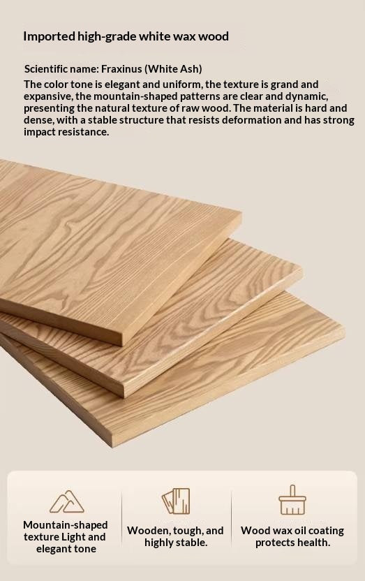 Ash Solid Wood Wabi-sabi Style Four-Drawer Chest