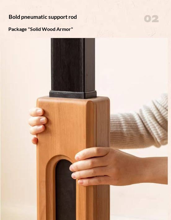 Cherry, Oak Solid Wood Lift Side Table