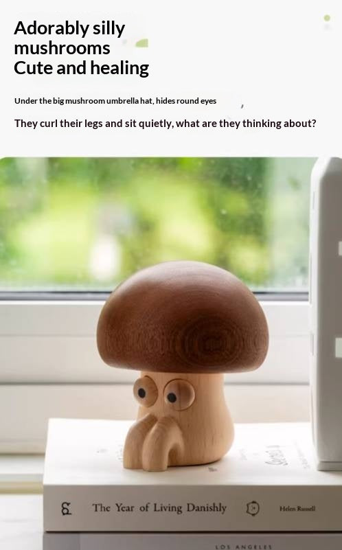 Beech Solid Wood Magic Mushroom Music Box