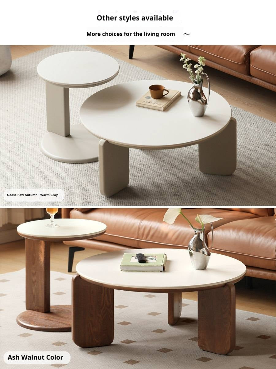 Oak, Ash, White Ash, Tulipwood Solid Wood Slate Coffee Table