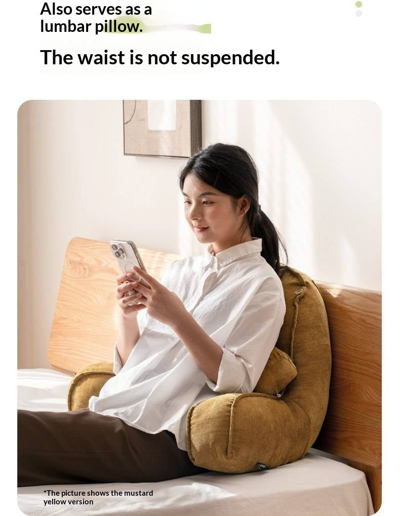 Bed Headboard with Upholstered Backrest Cushion