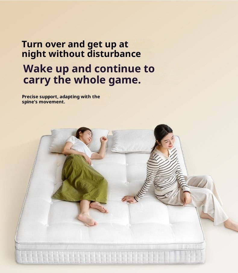 Eco-Friendly Button-Down Glue-Free Mattress — Anti-Mite Spring Mattress, Simmons Thick Design