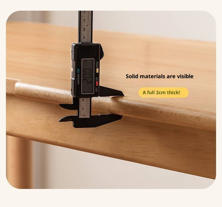 Beech Solid Wood Bookshelf Integrated Сhildren's Learning Desk