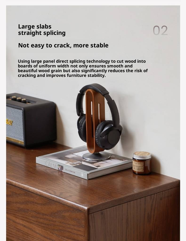 Oak Solid Wood Modern Drawer Cabinet