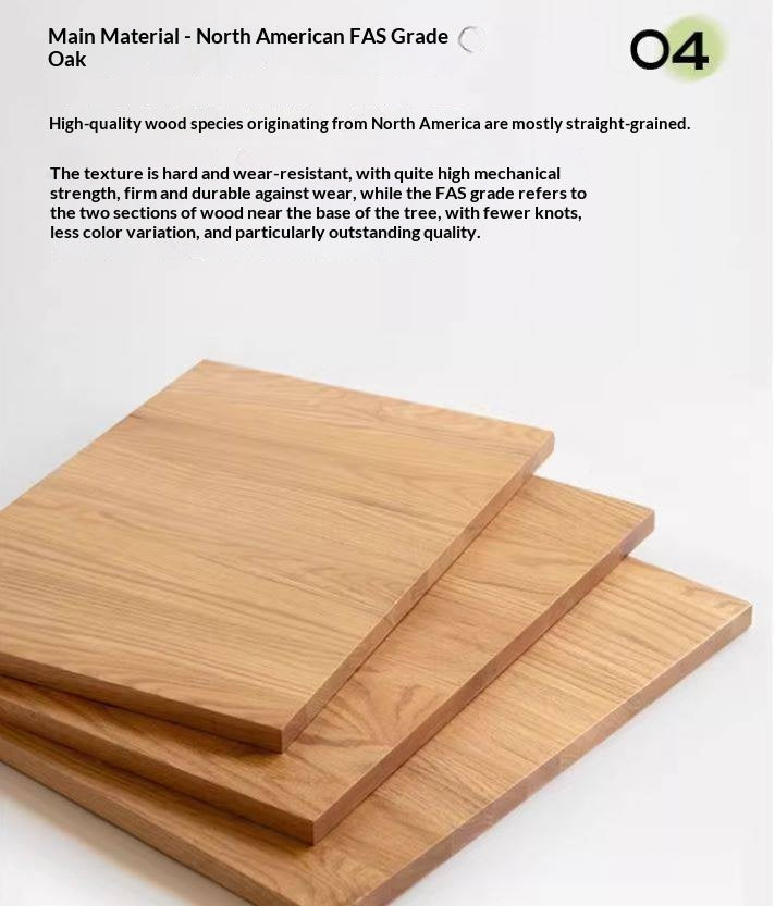 Oak Solid Wood Tall TV Cabinet.