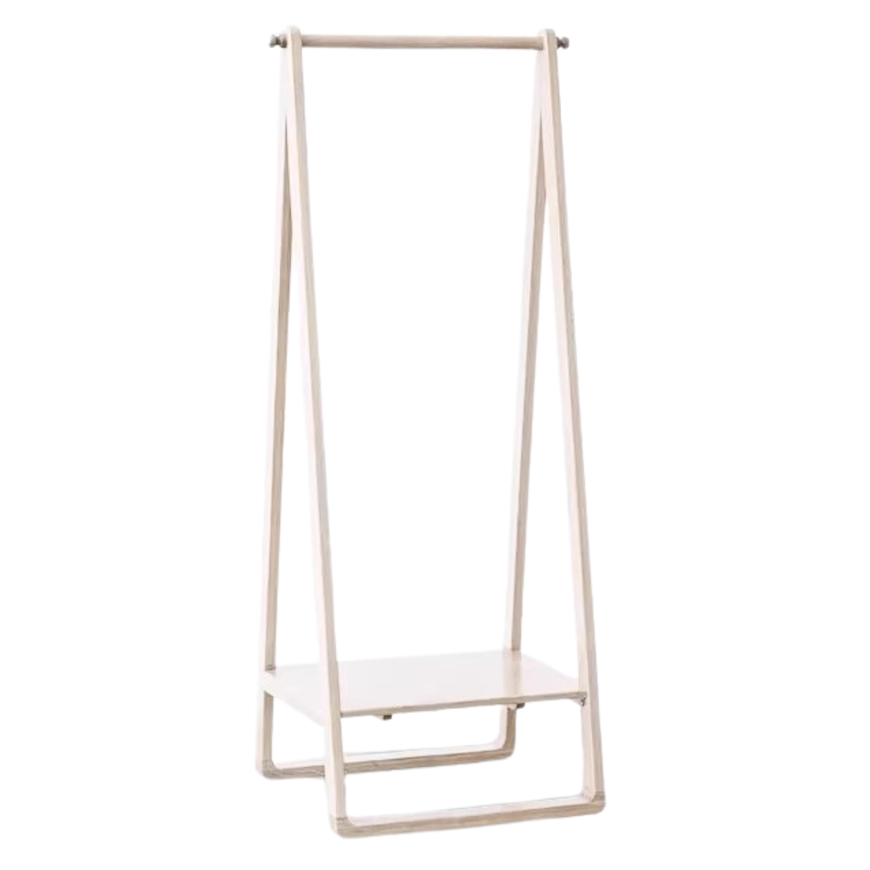 Oak Solid Wood Clothes Hangers Rack