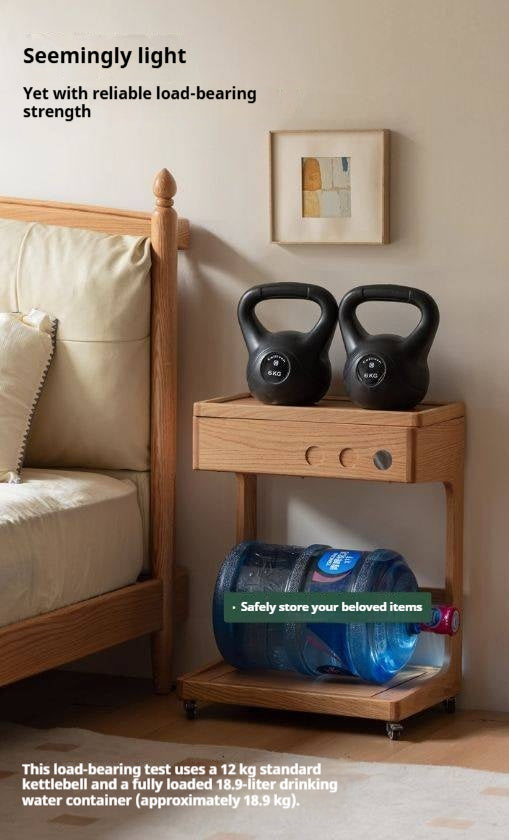 Oak Solid Wood Original Wood Style Side Table