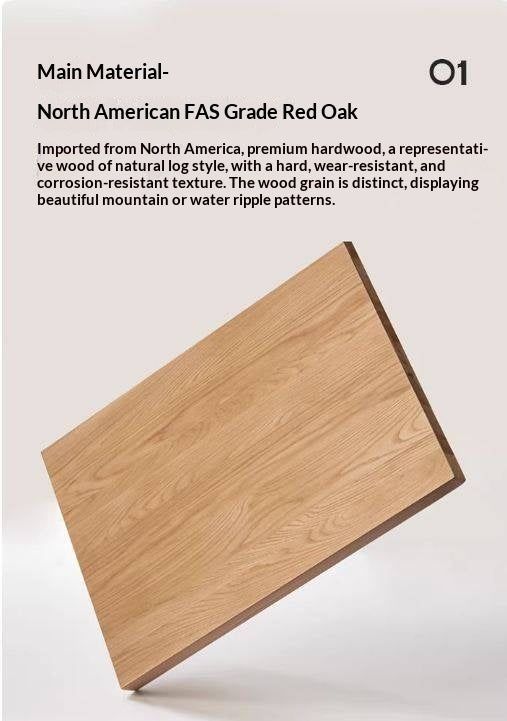 Oak, Ash Solid Wood Multifunctional C-shaped Side Table