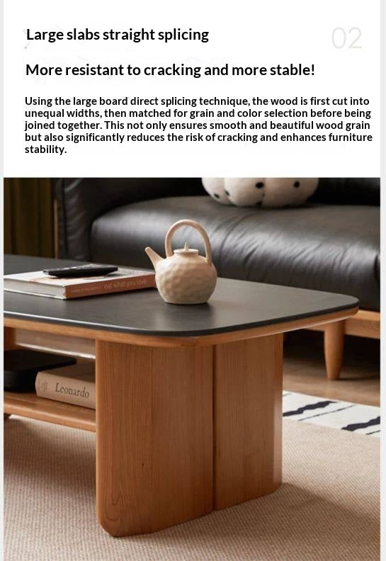 Black Walnut, Cherry Solid Wood Coffee Table