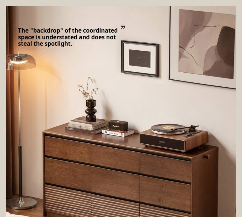 Solid Longan Hardwood Chest of Drawers