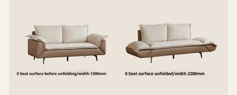Technology Cloth folding Down Sofa,