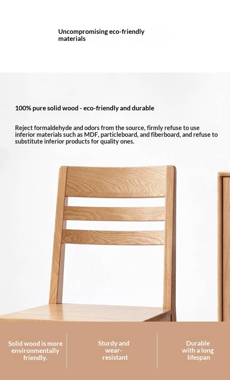 Set 4 pcs White Ash Solid Wood - Dining Chair