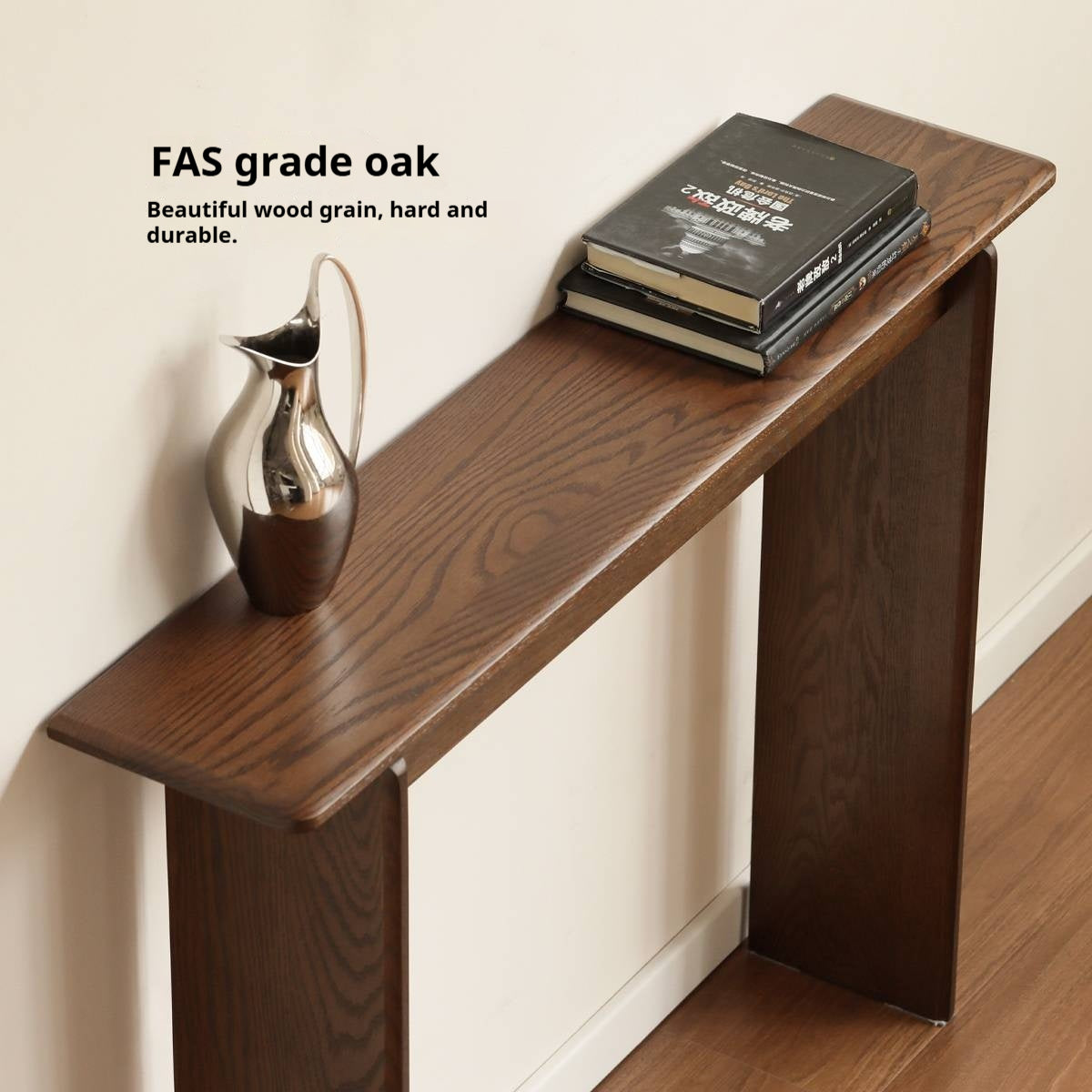 Oak Solid Wood Extra Narrow Entrance Table