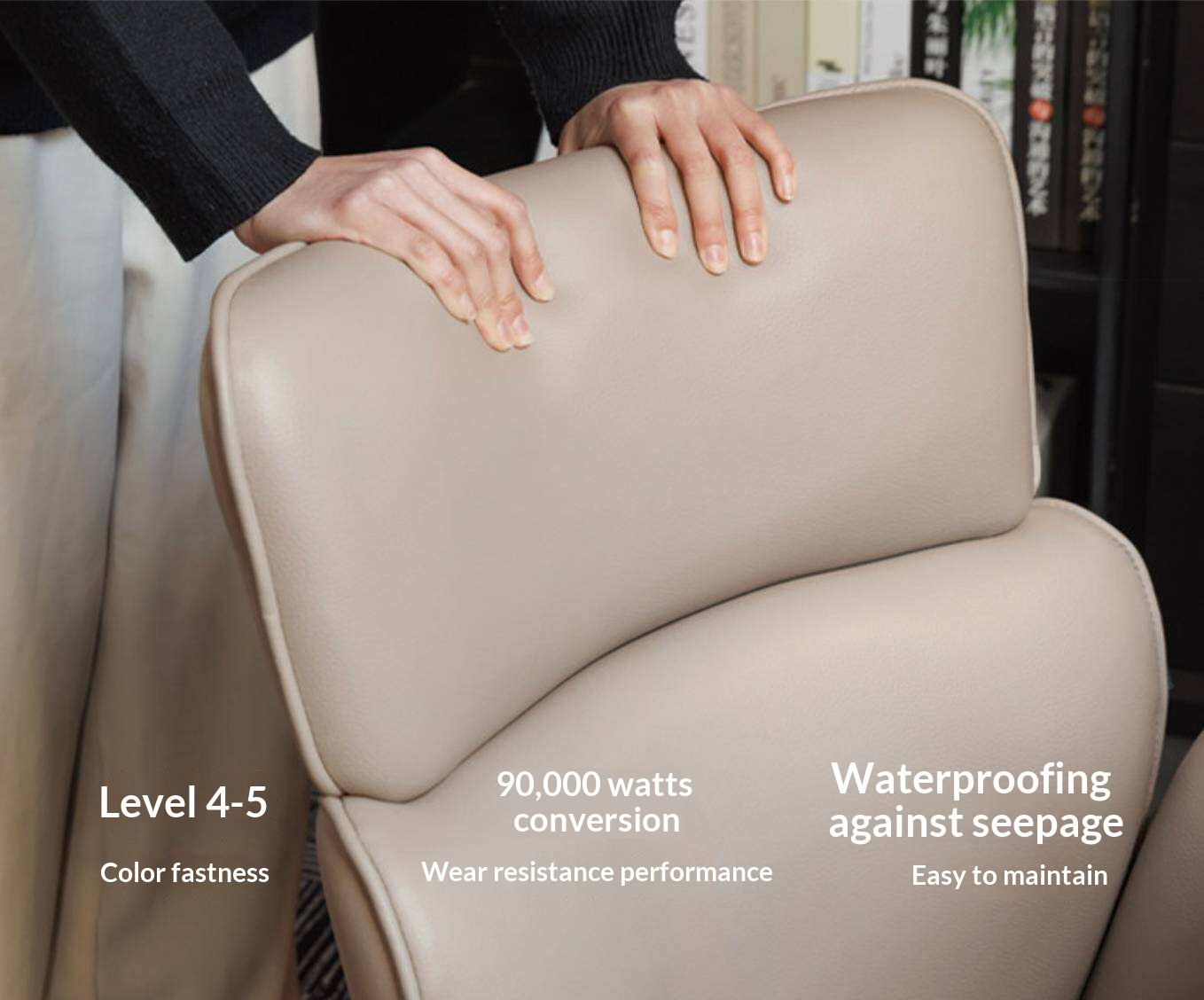 Organic Leather Lift Office Chair