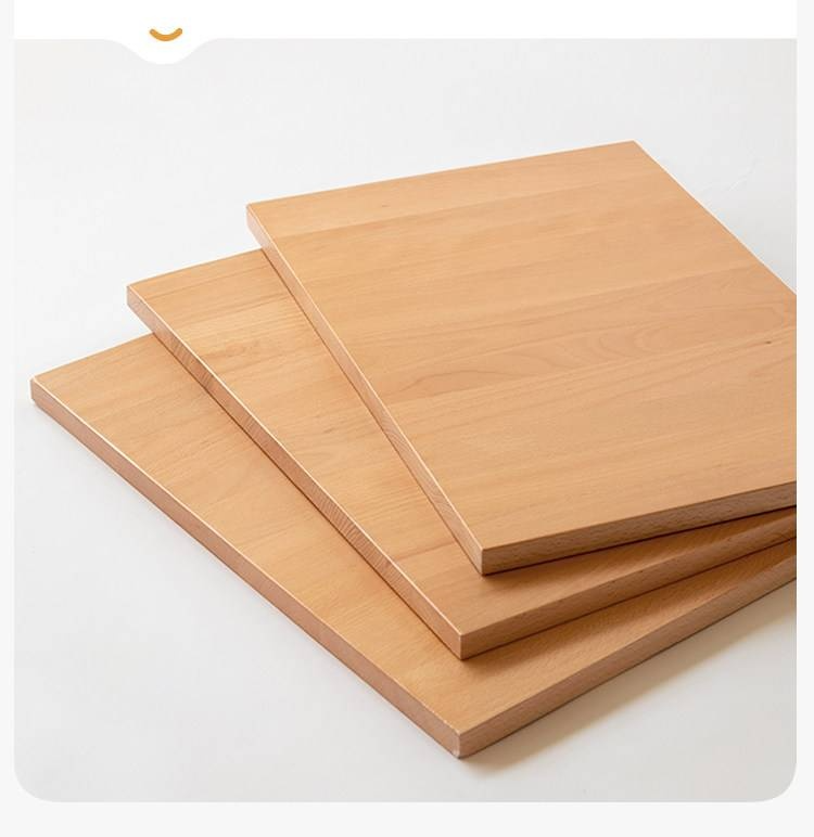 Beech Solid Wood Upholstered Bed — Retro Style with Floating Design, Luminous Light, Luxury Finish