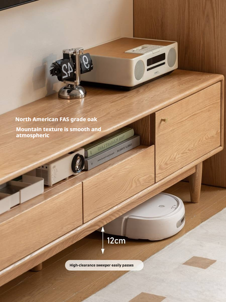 Oak Solid Wood TV Stand.