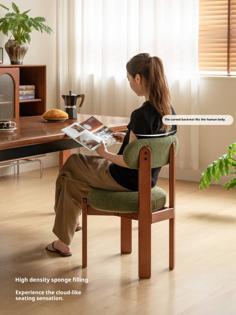 Beech, Rubberwood, Black Walnut, Cherry Solid Wood French Antique Style Chair