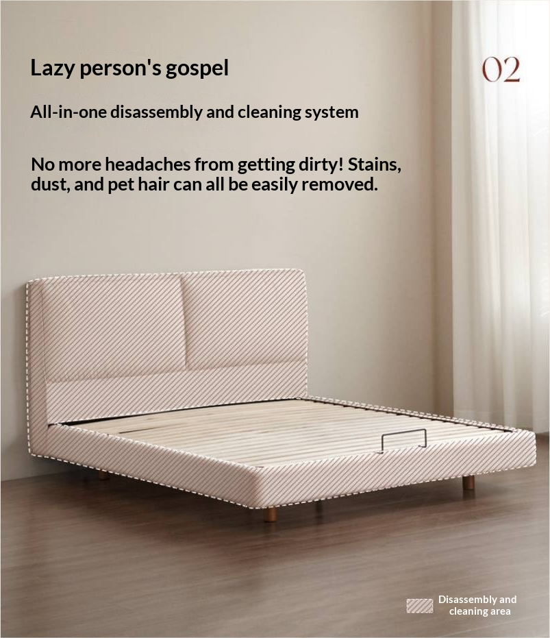 Fabric Suspended Bed Wabi Sabi Style