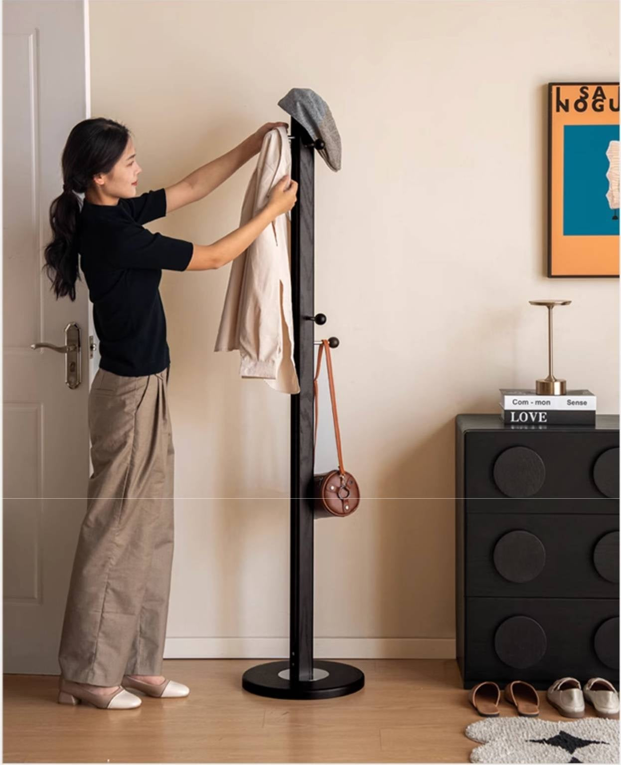 Beech, Ash Solid Wood Medieval Style Hanger