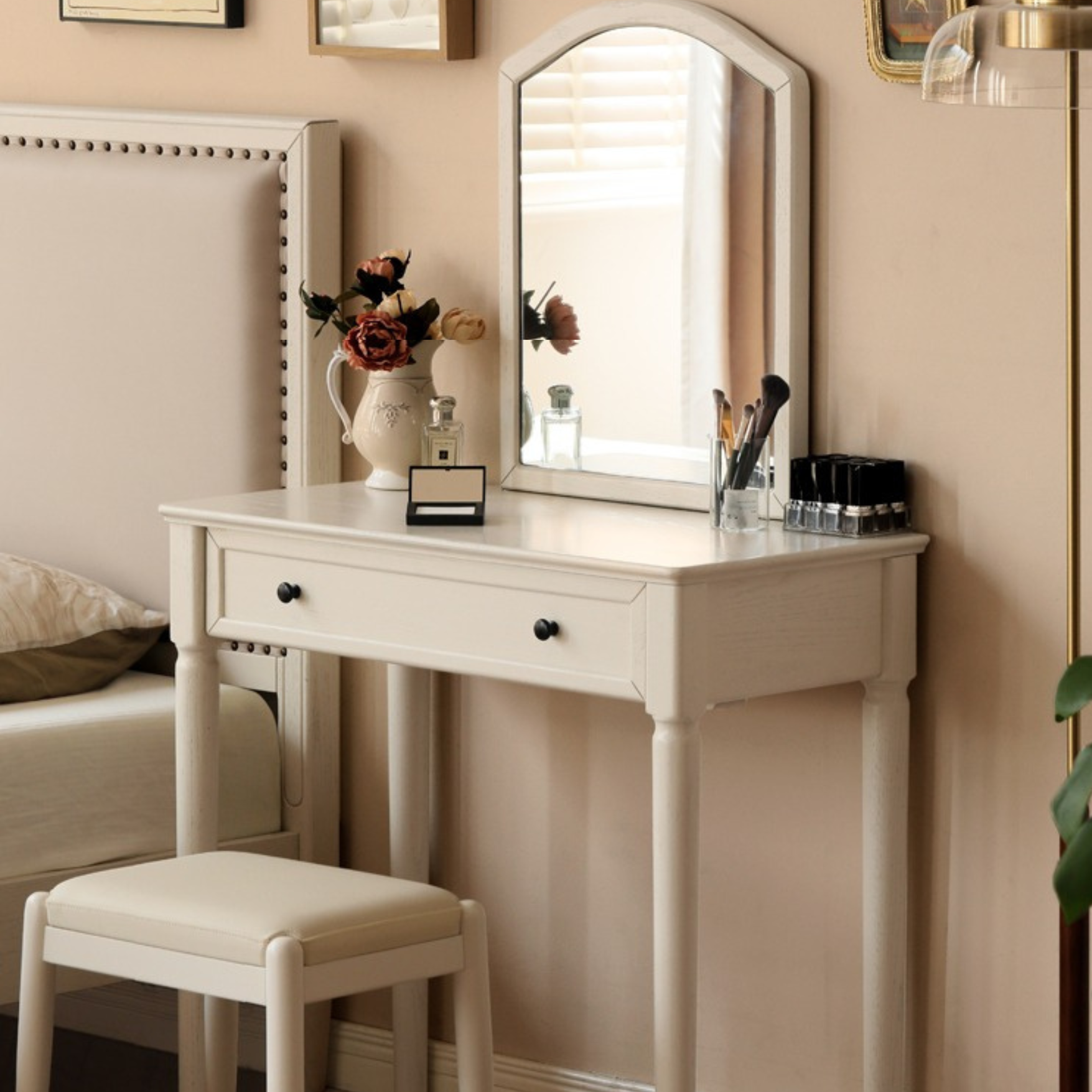 Oak Solid Wood American style Dressing Table Mirror