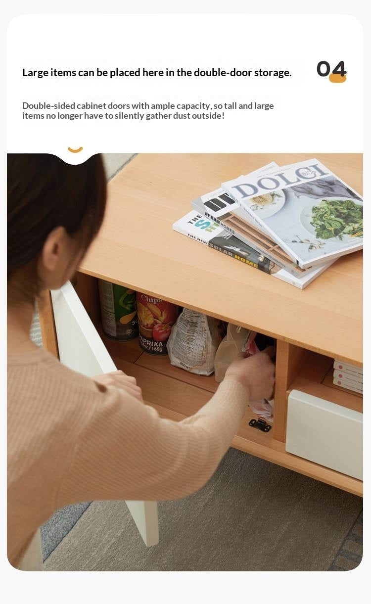 Beech Solid Wood Warm Coffee Table