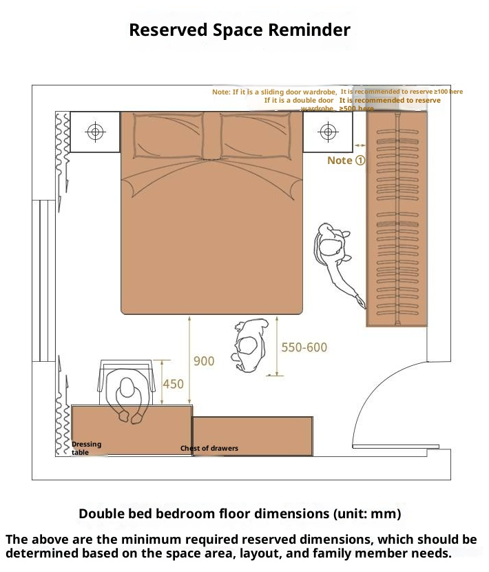 Black Walnut Solid Wood Box Bed Simple Modern Nordic Style