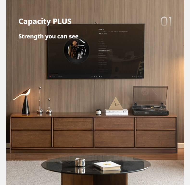 Solid Rosewood Modern Simple TV Cabinet