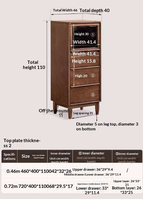 Golden Pear solid wood Side Cabinet with Enclosed Storage and Display Shelves