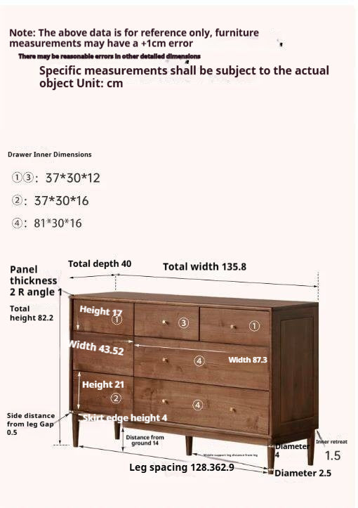 Black Walnut, South American Walnut, Oak Solid Wood Drawer, Modern Porch Cabinet