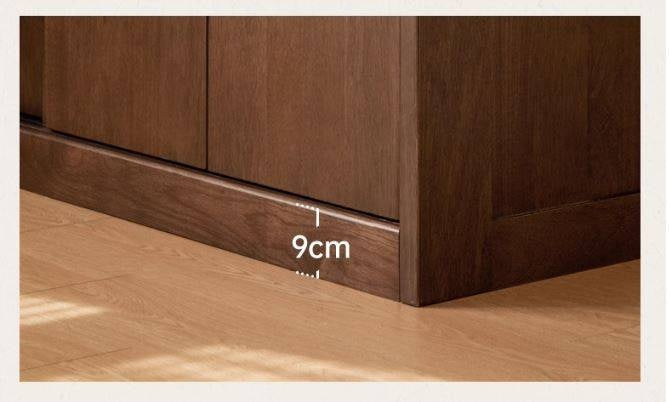 Golden Sandalwood Solid Wood Wardrobe