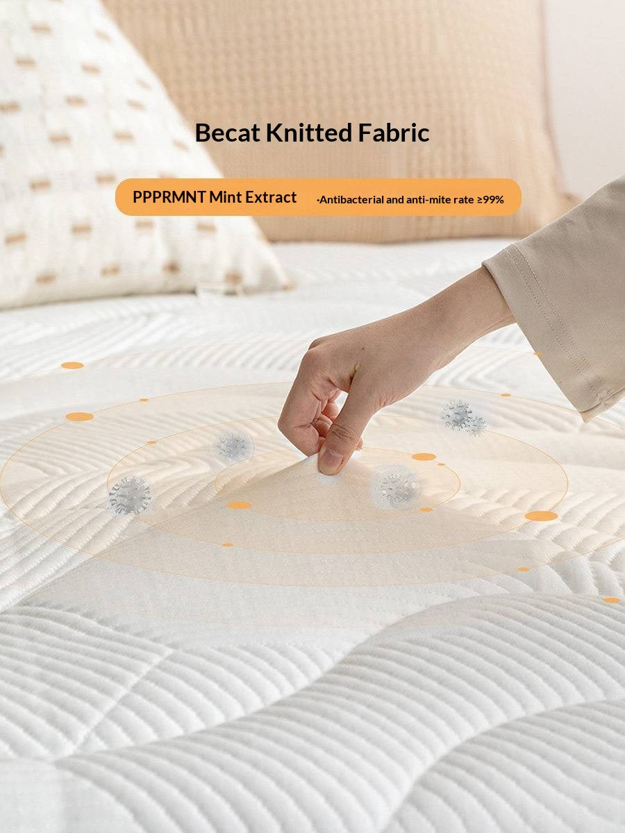 Zero-Glue Bedroom Mattress — Natural Anti-Mite, Breathable, Spring Back Support, Firm Support Mattress