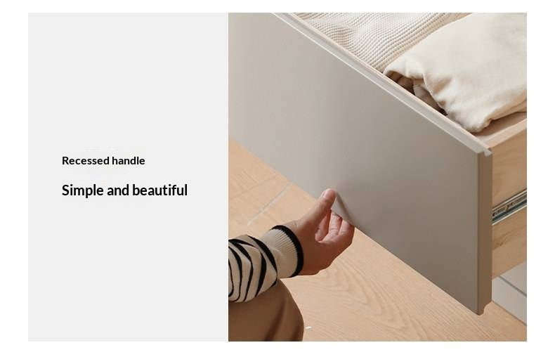 Poplar Solid Wood Light Luxury Six-Drawer Chest