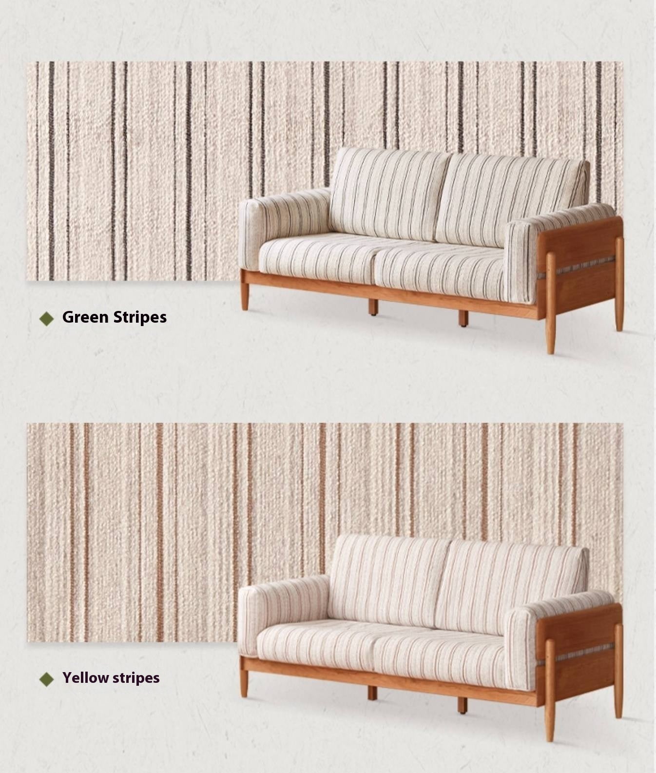 Cherry Solid Wood Sofa Living Room Antique