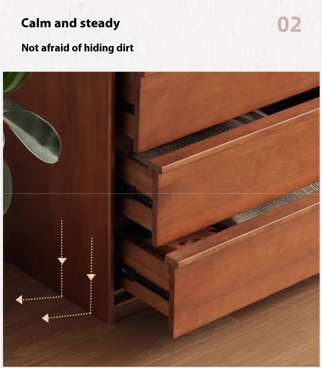 Oak Solid Wood Antique Style Wardrobe